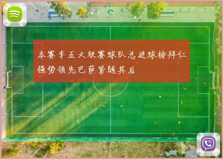 本赛季五大联赛球队总进球榜拜仁强势领先巴萨紧随其后